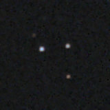 Quasar 3C273 mit der Astrokamera