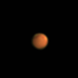 Mars mit kleiner Optik