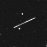 NGC 3593 mit 2 Asteroiden