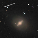 NGC 4643 mit Asteroid [566] Stereoskopia