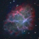 Messier 1 mit Schmalbandfiltern