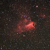 Messier 17 mit kleiner Optik