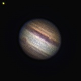 Jupiter im 60mm-Refraktor