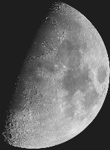 Mondmosaik aus 18 Teilaufnahmen