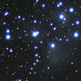 Messier 45 tiefer belichtet